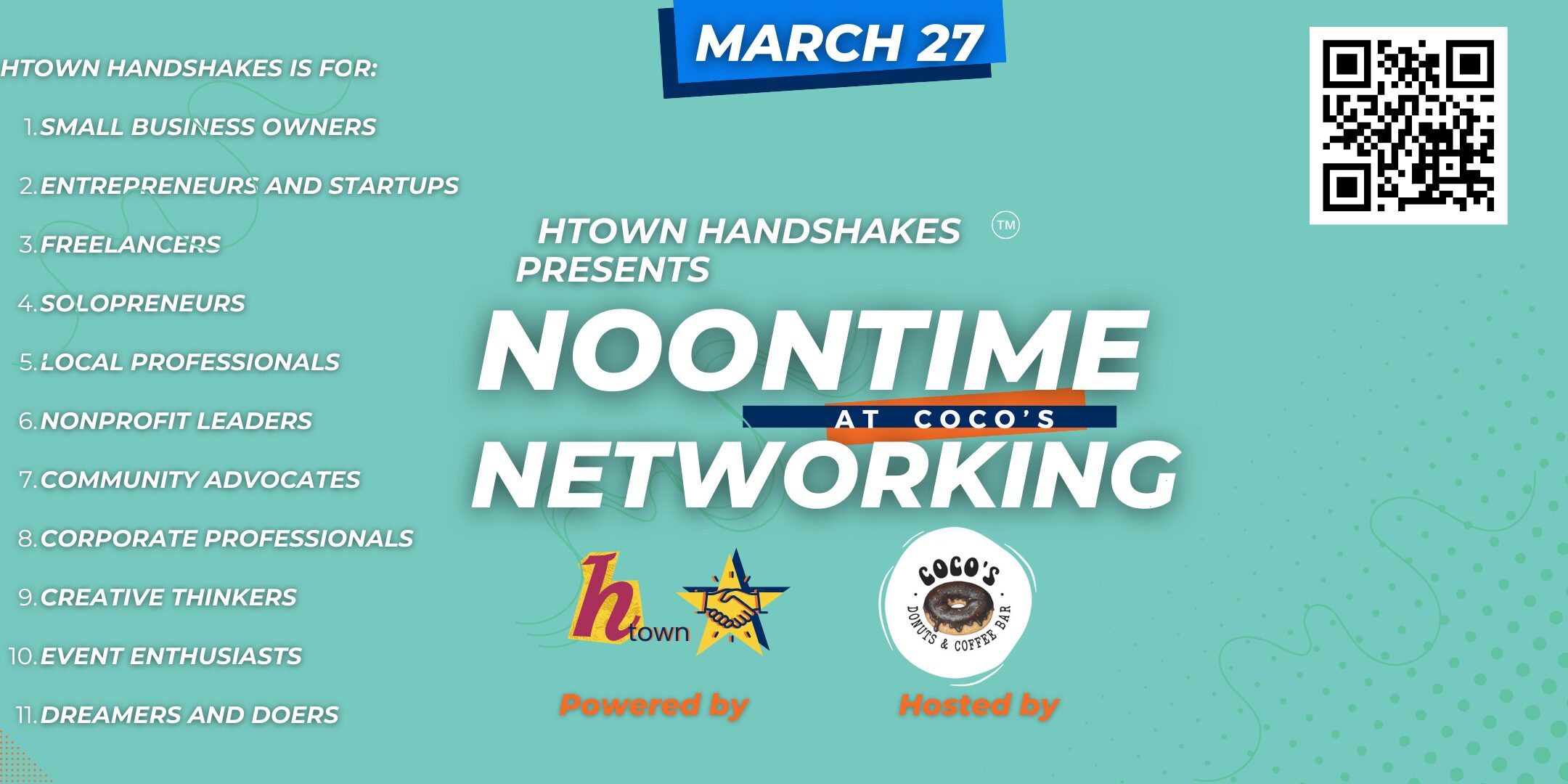 Houston Networking Event – Noontime Networking at Coco’s | March 27, 2025